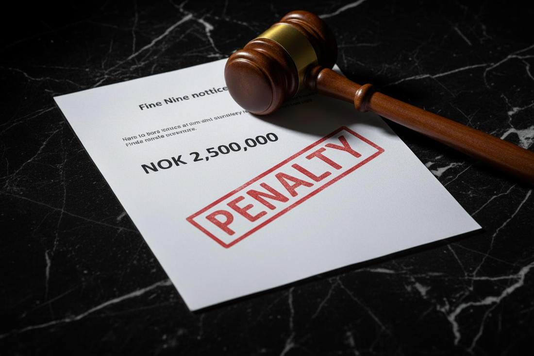 Daily Fines from Norway's Beneficial Ownership Register